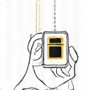 時計を受け取るアイコン